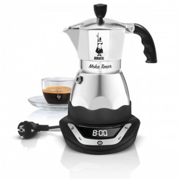 Кофеварка электрическая гейзерная  Bialetti Moka Timer (3 порции)