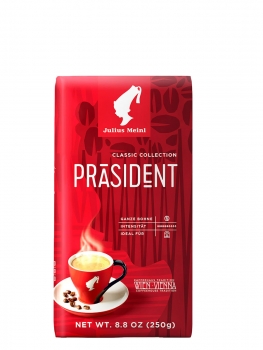 Кофе в зернах Julius Meinl President Classic Collection (Юлиус Майнл Президент)  250 г, вакуумная упаковка