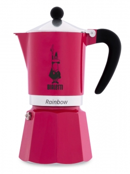 Кофеварка гейзерная Bialetti Rainbow Fuchsia (6 чашек)