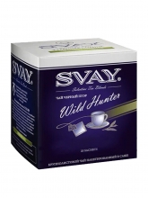 Чай черный пуэр Svay Wild Hunter (Дикий охотник),  упаковка 20 саше по 2 г