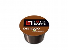 Кофе в капсулах Totti Caffe Delicato (Тотти Кафе Деликато), упаковка 100 капсул, формат Lavazza BLUE