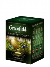 Чай черный Greenfield Blueberry Forest (Гринфилд Блюберри Форест), 20 пакетиков, в пирамидках